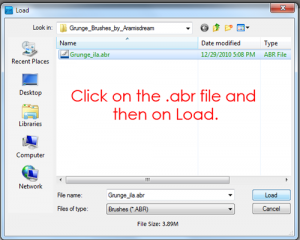 install abr file photoshop