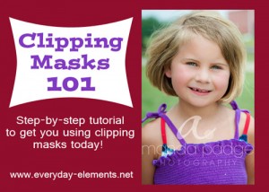 Basics of Clipping Masks for Photoshop Elements Part 1