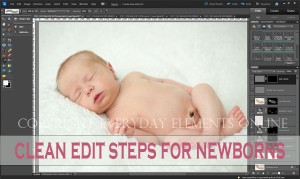 Clean Edit Steps for Newborn Pictures
