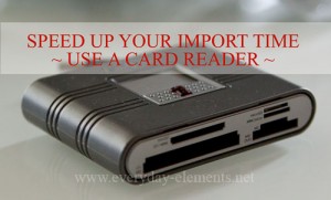 Save Time Uploading Pictures With a Card Reader {and a giveaway}