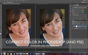 Correcting Color in Photoshop {and PSE}