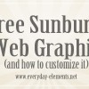 Free Sunburst Web Graphic