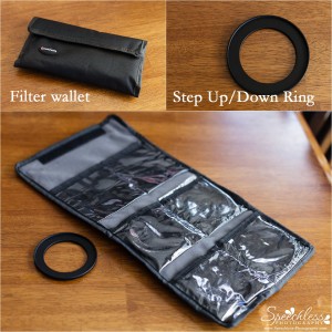 Macro Filter Set with Wallet and Step Up/Down Ring