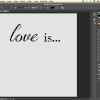 How to create a brush with text {and a freebie}